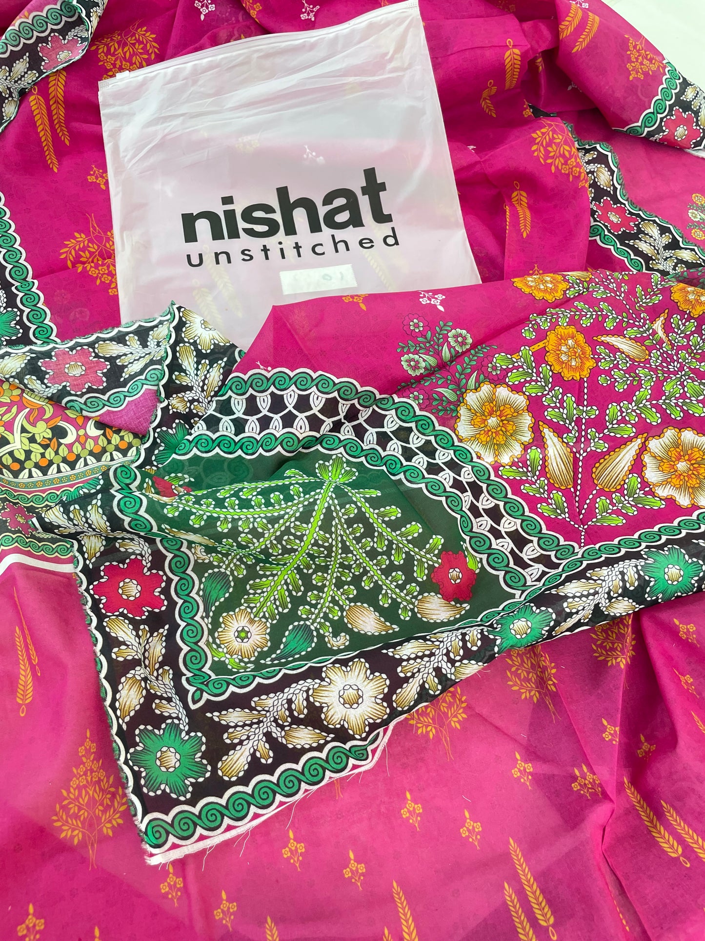 MIX BRAND 2 PC SHIRT DUPATTA