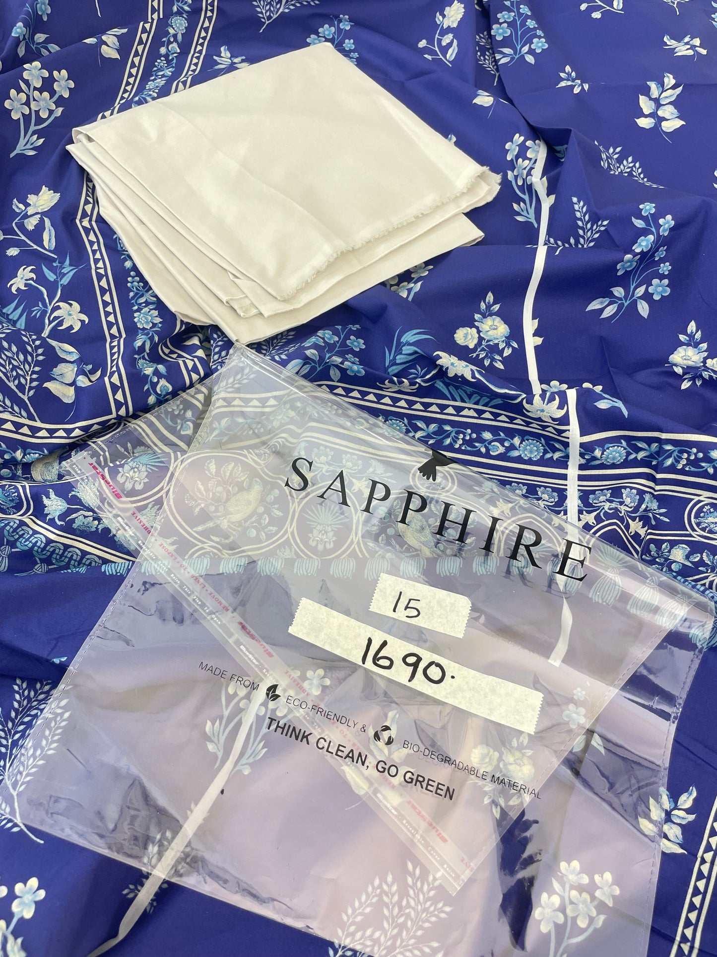 SAPPHIRE LAWN 2 PC SHIRT TROUSER