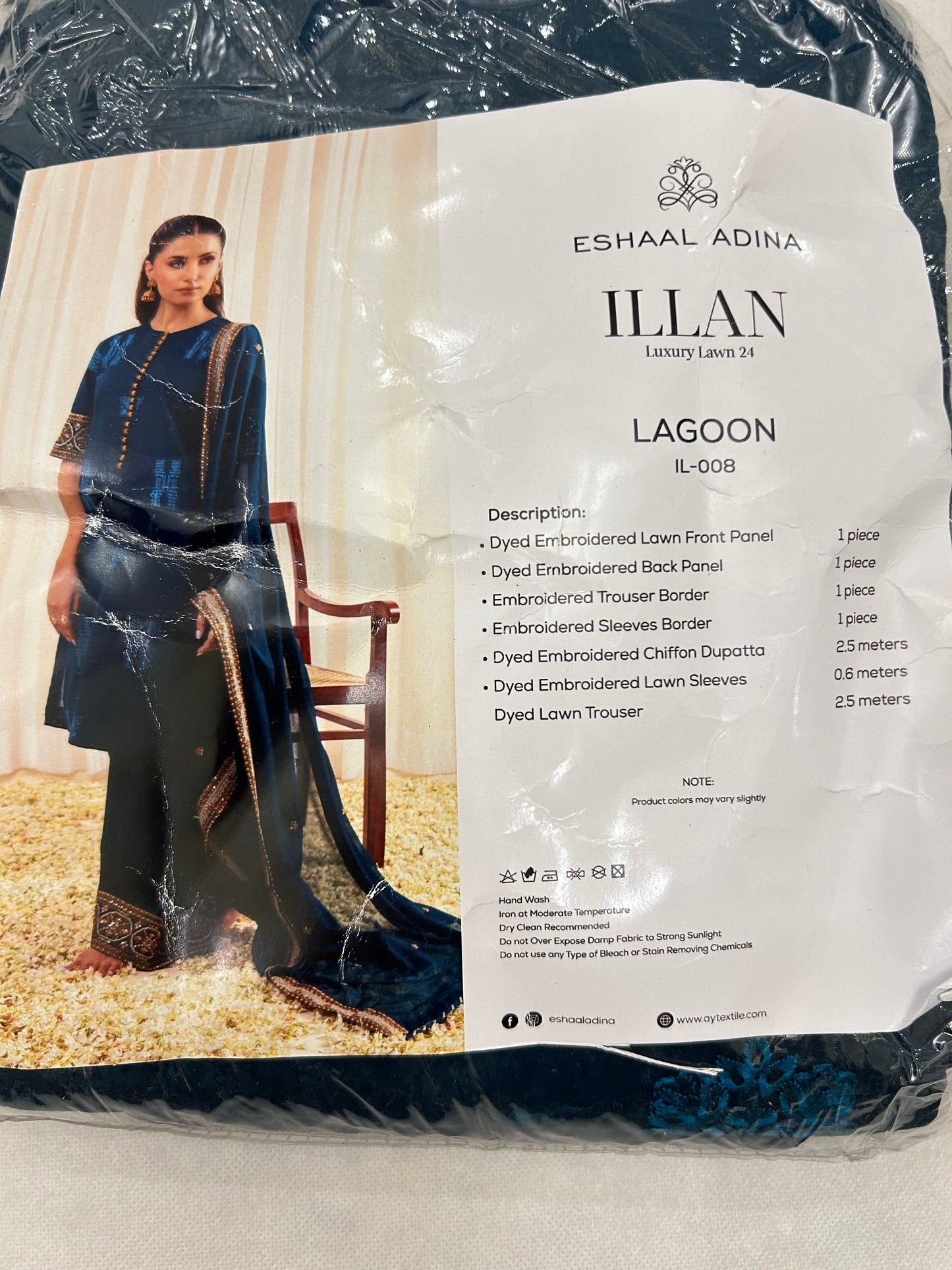 LAWN 3 PC EMB WITH CHIFFON EMB DUPATTA