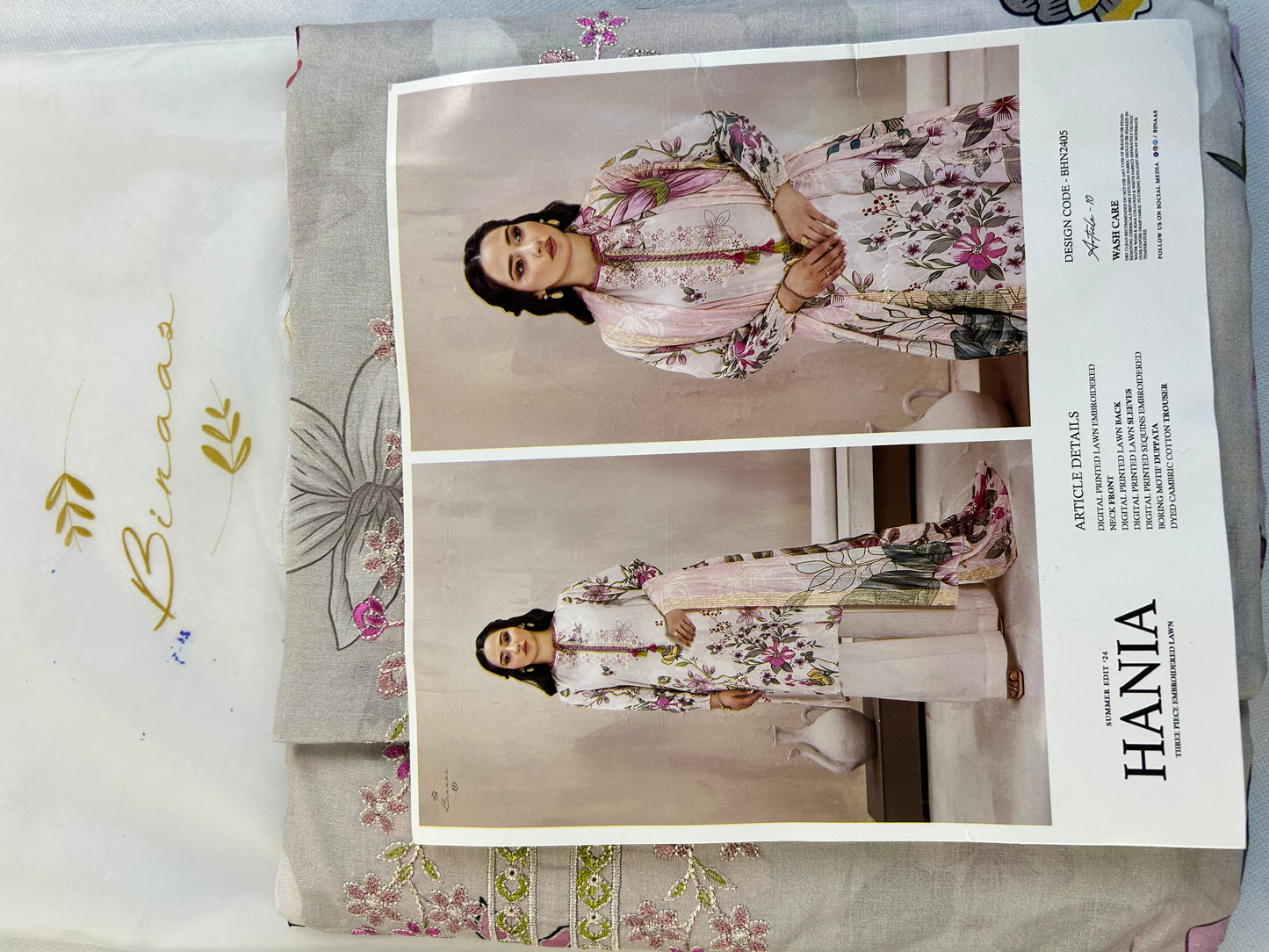 LAWN EMBROIDERED 3PC