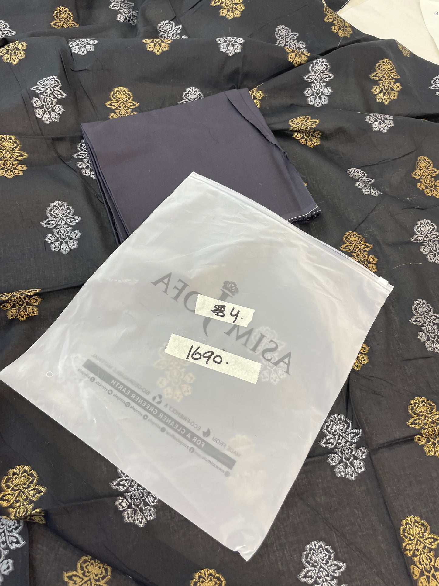 ASIMJOFA JACQUARD 2 PC SHIRT TROUSER LAWN