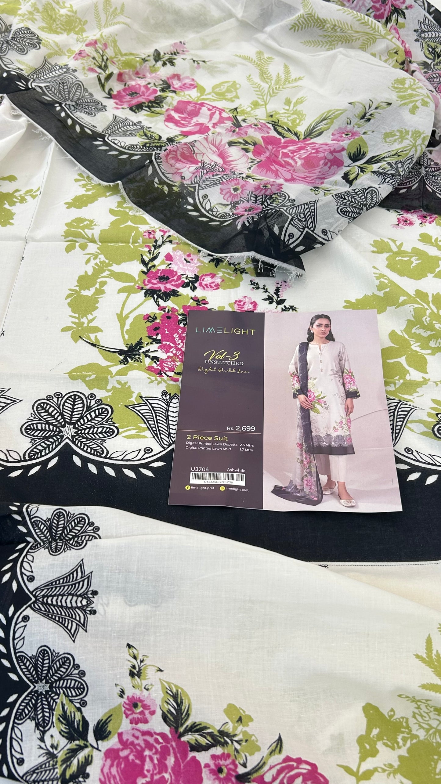 LIME LIGHT SHIRT DUPPTTA 2 PC