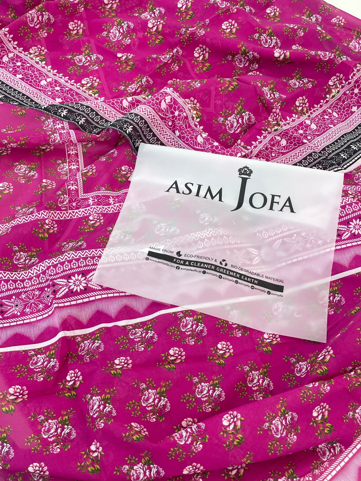 ASIM JOFA LAWN 2 PC SHIRT DUPATTA