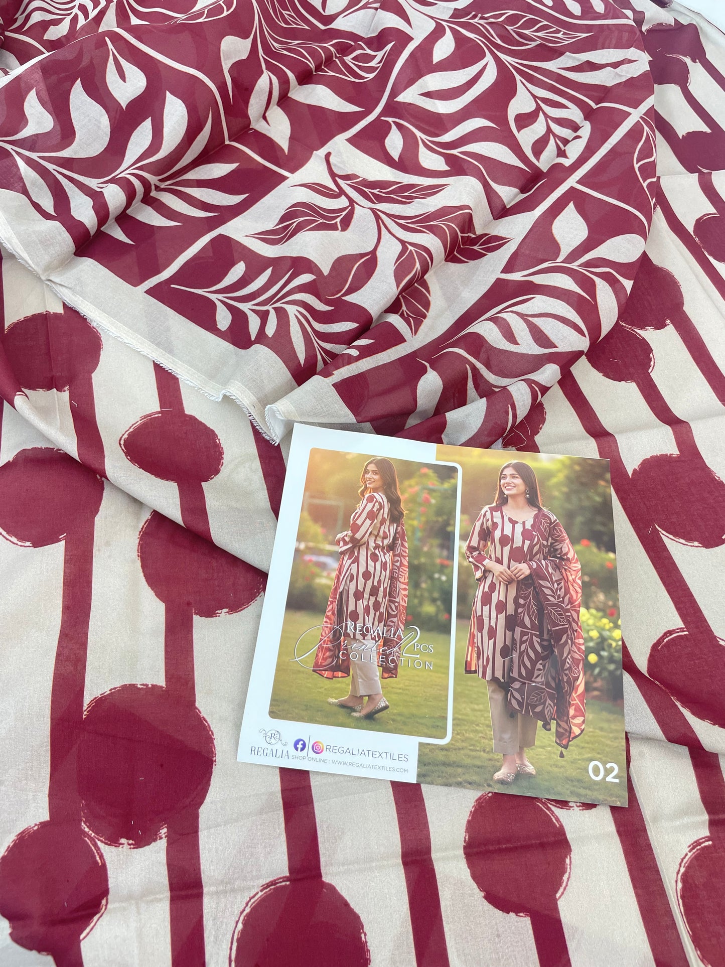 REGALIA 2 PC LAWN SHIRT DUPATTA