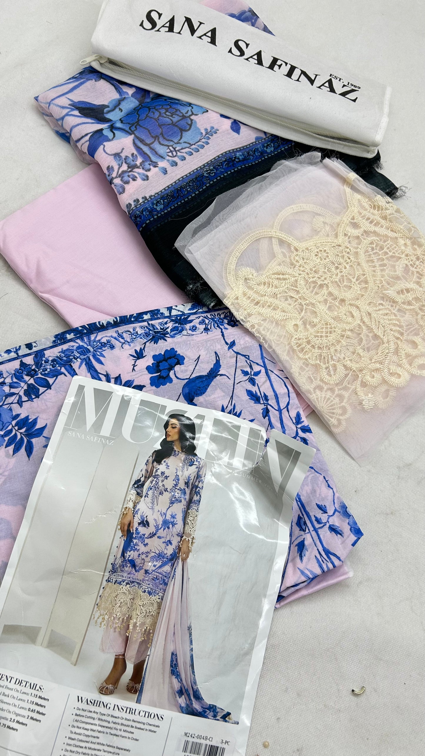 SANA SAFINAZ EMB 3 PC