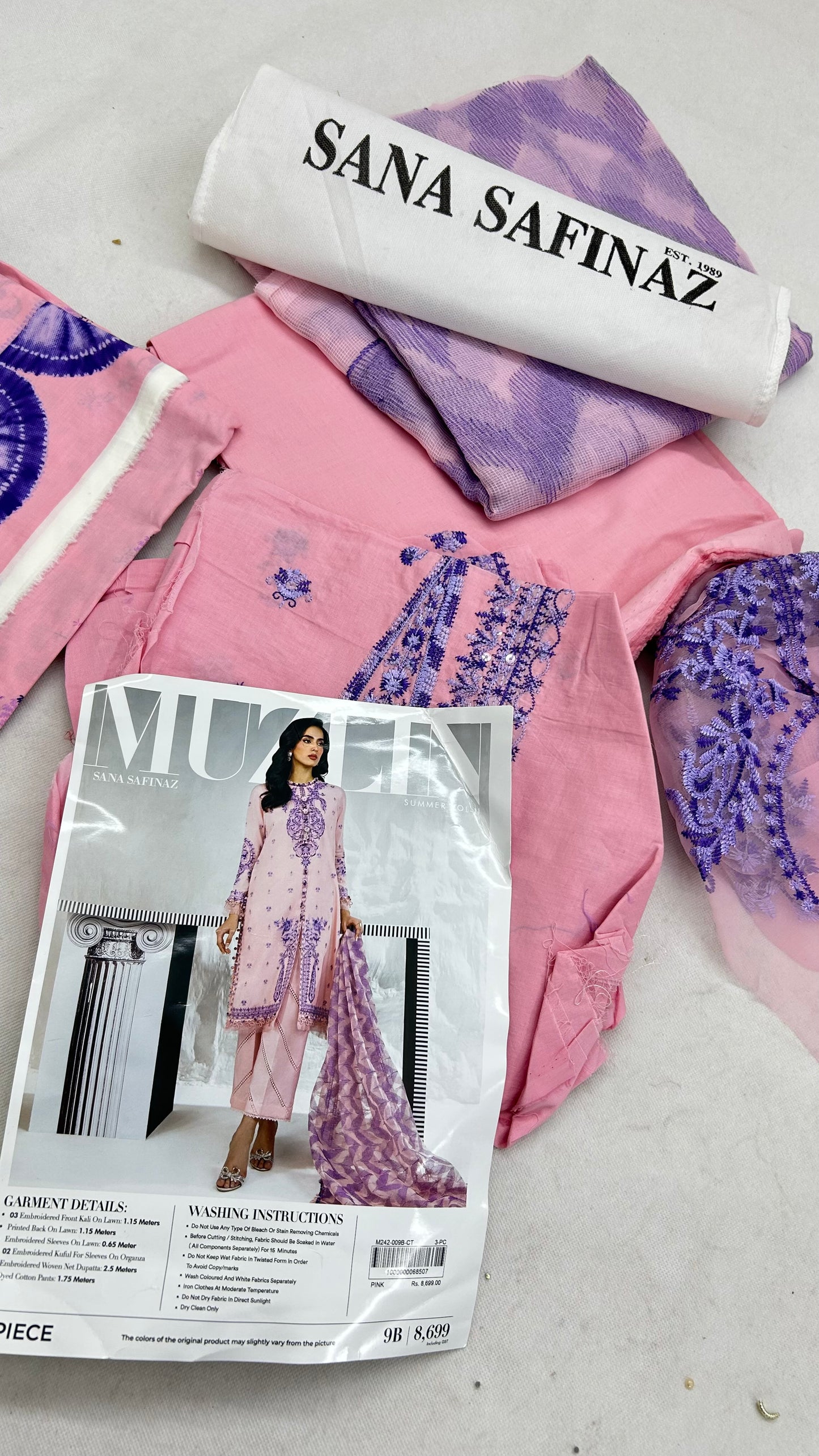 SANA SAFINAZ EMB 3 PC