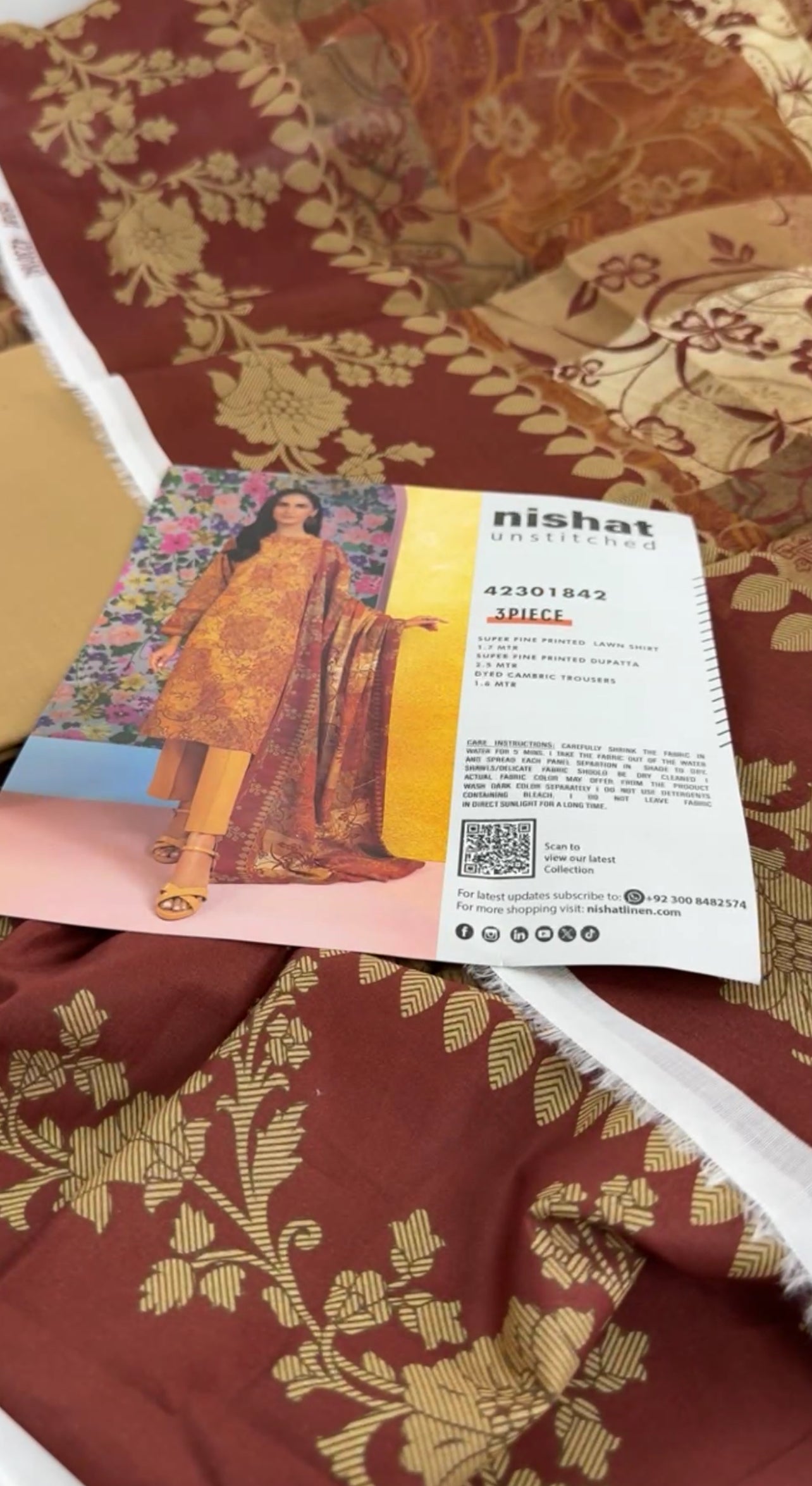 NISHAT LAWN 3PC
