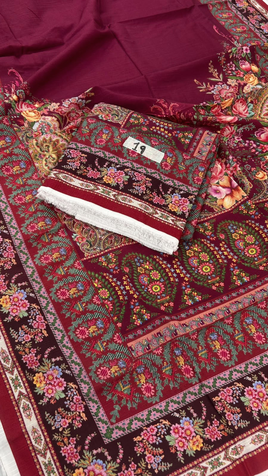 ETHNC 2 PC KHADDAR (DUPATTAY) DEAL