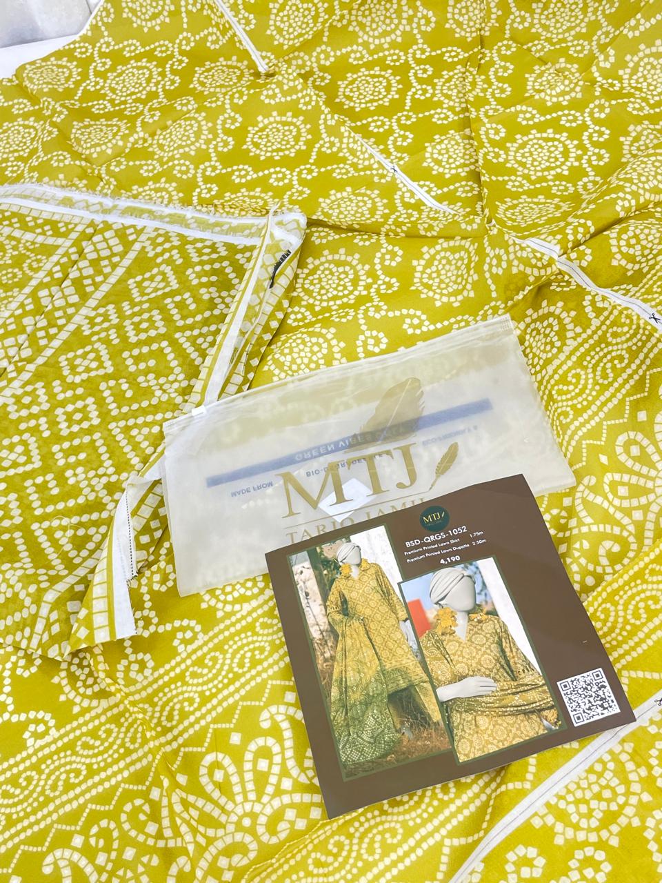 GRAND-MTJ CHUNRI LAWN SHIRT DUPATTA