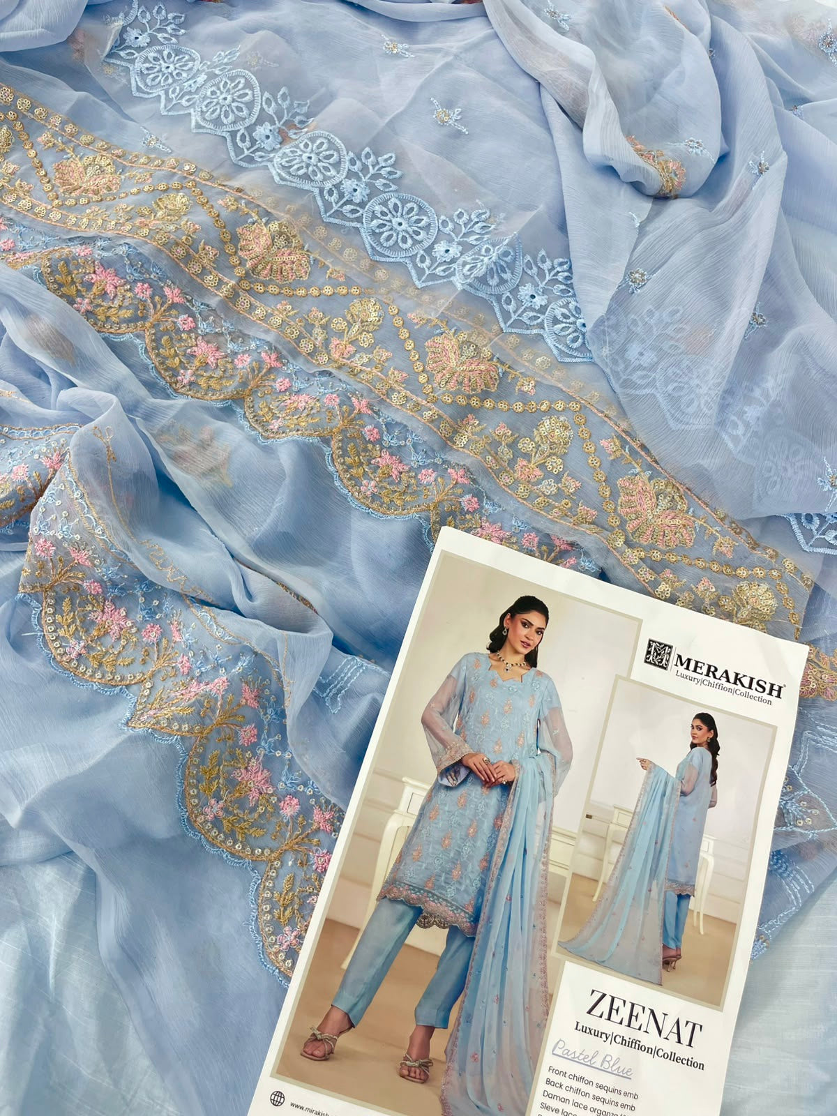 LUXURY CHIFFON 3 PC