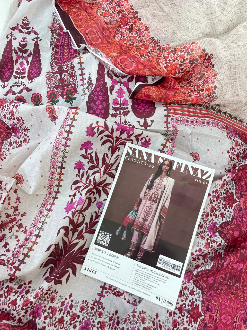 SANA SAFINAZ LAWN 3PC