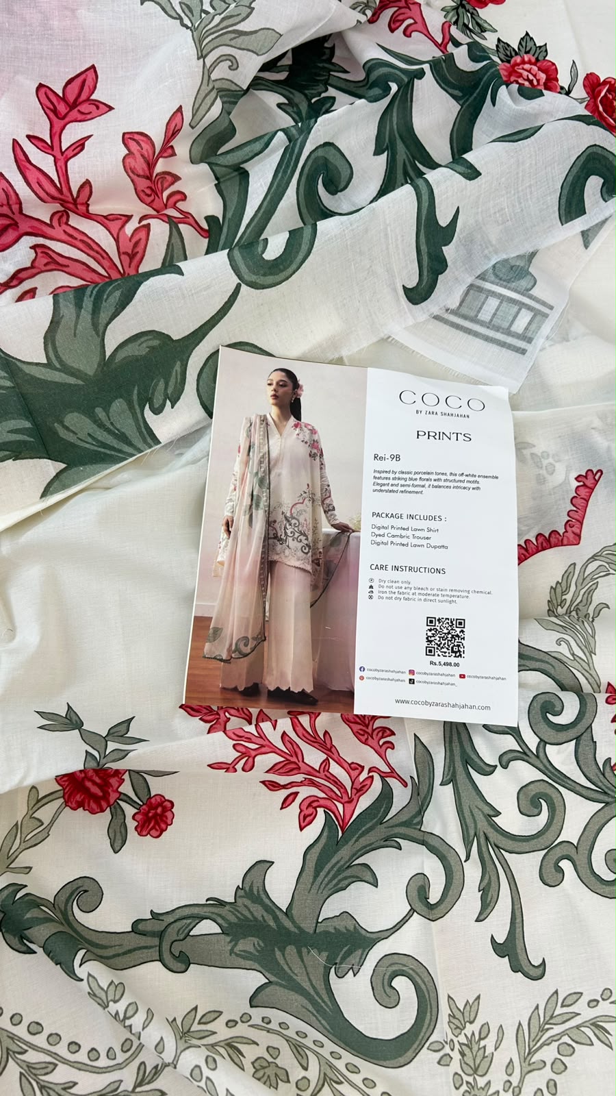 COCO ZARASHAH LAWN 3 PC