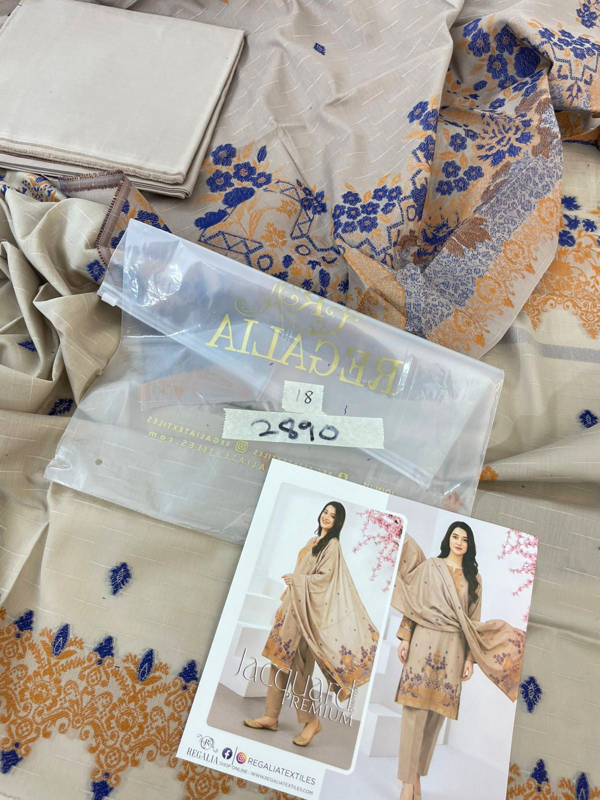 LUXURY LAWN JACQUARD 3PC