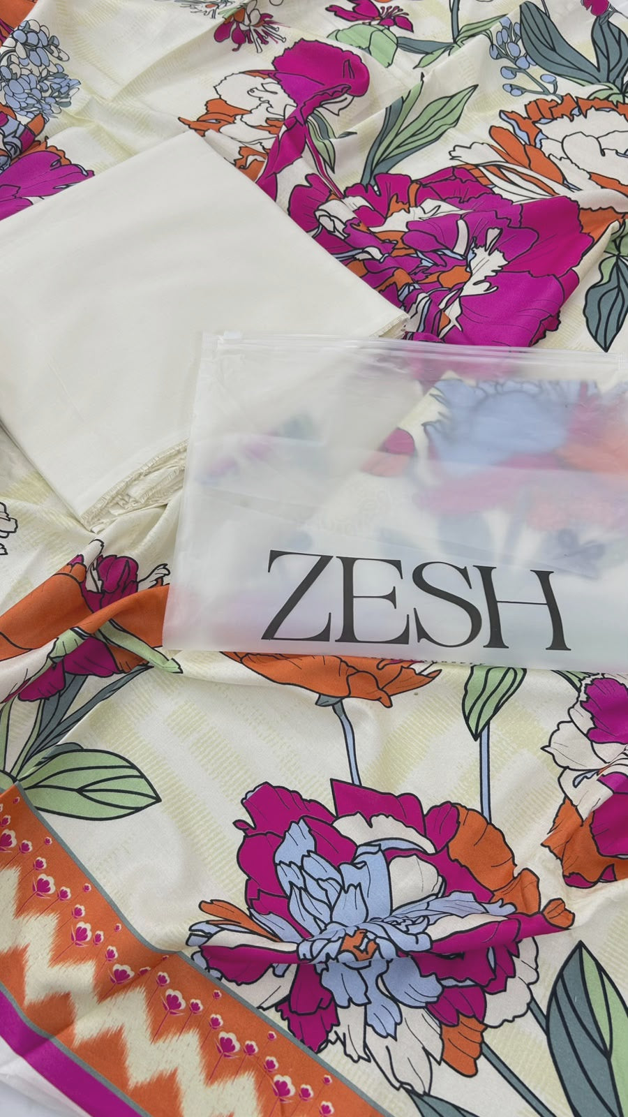 ZESH VISCOSE 2 PC SHIRT TROUSER