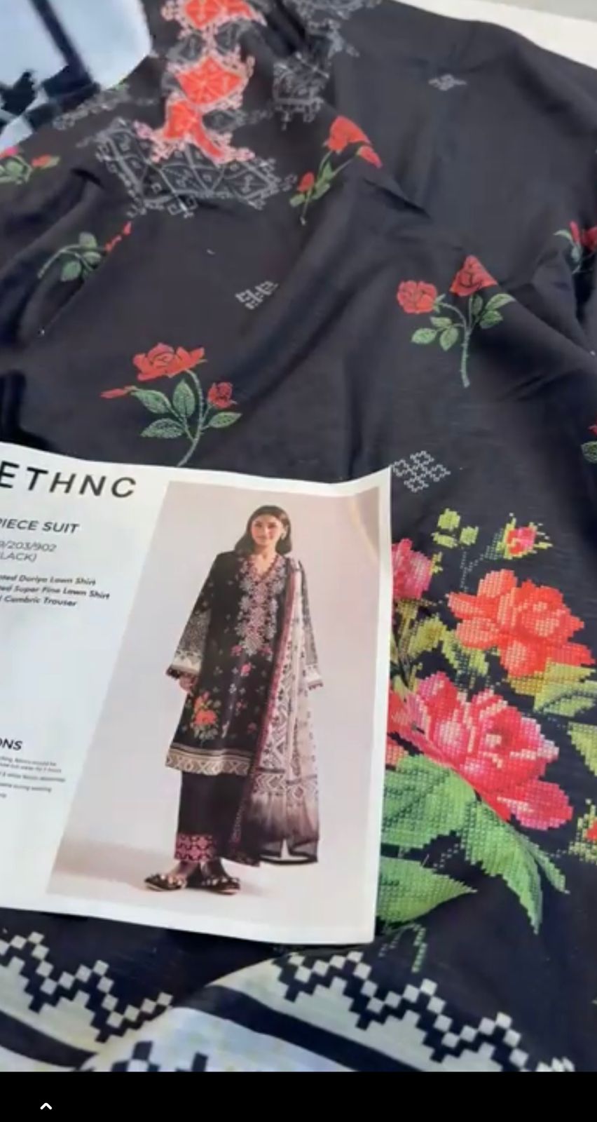 ETHNIC 3 PC LAWN