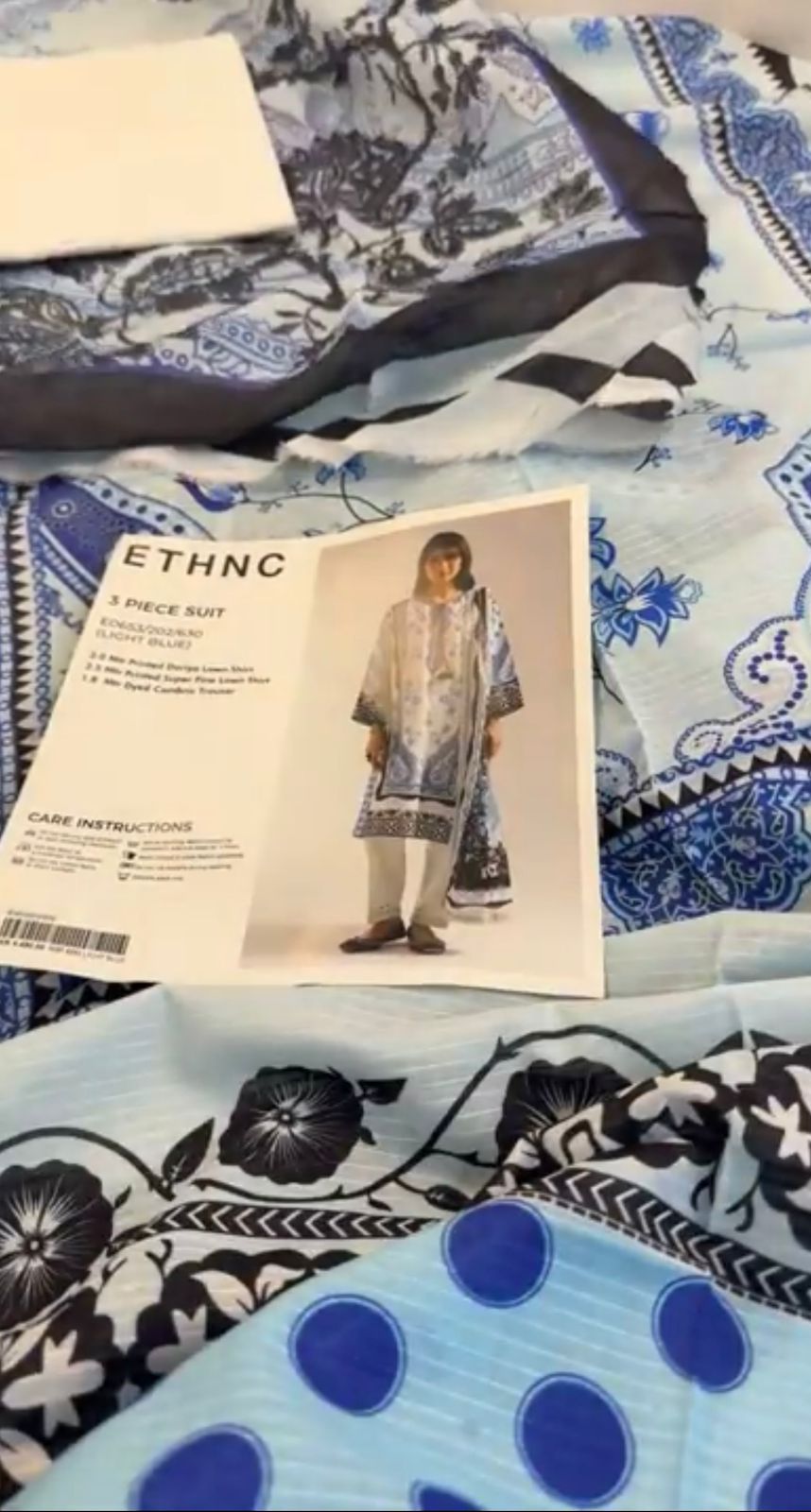 ETHNIC 3 PC LAWN