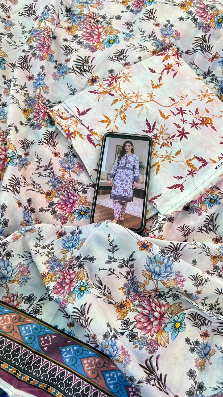 ZESH 2 PC LAWN SHIRT TROUSER