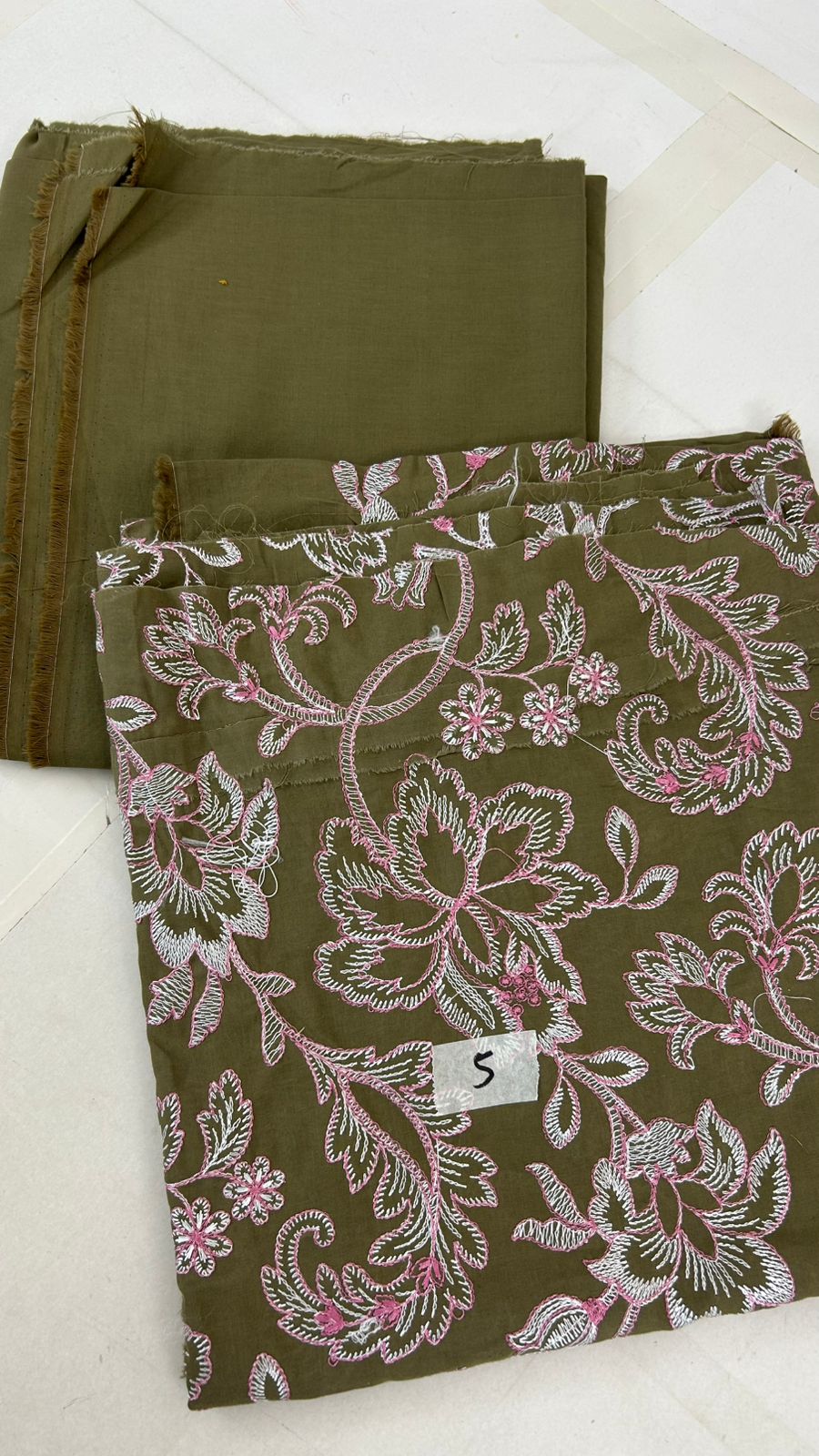 BAREEZE EMB 2PC SHIRT TROUSER