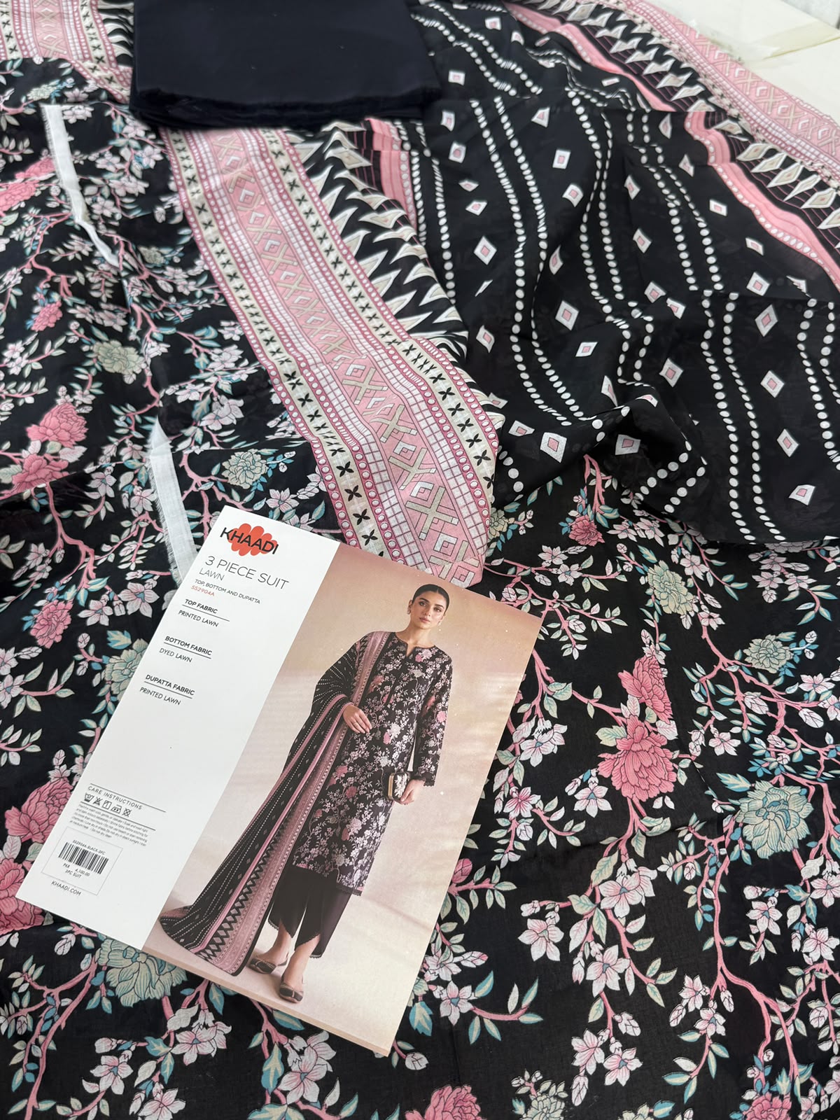 KHAADI LAWN 3 PC