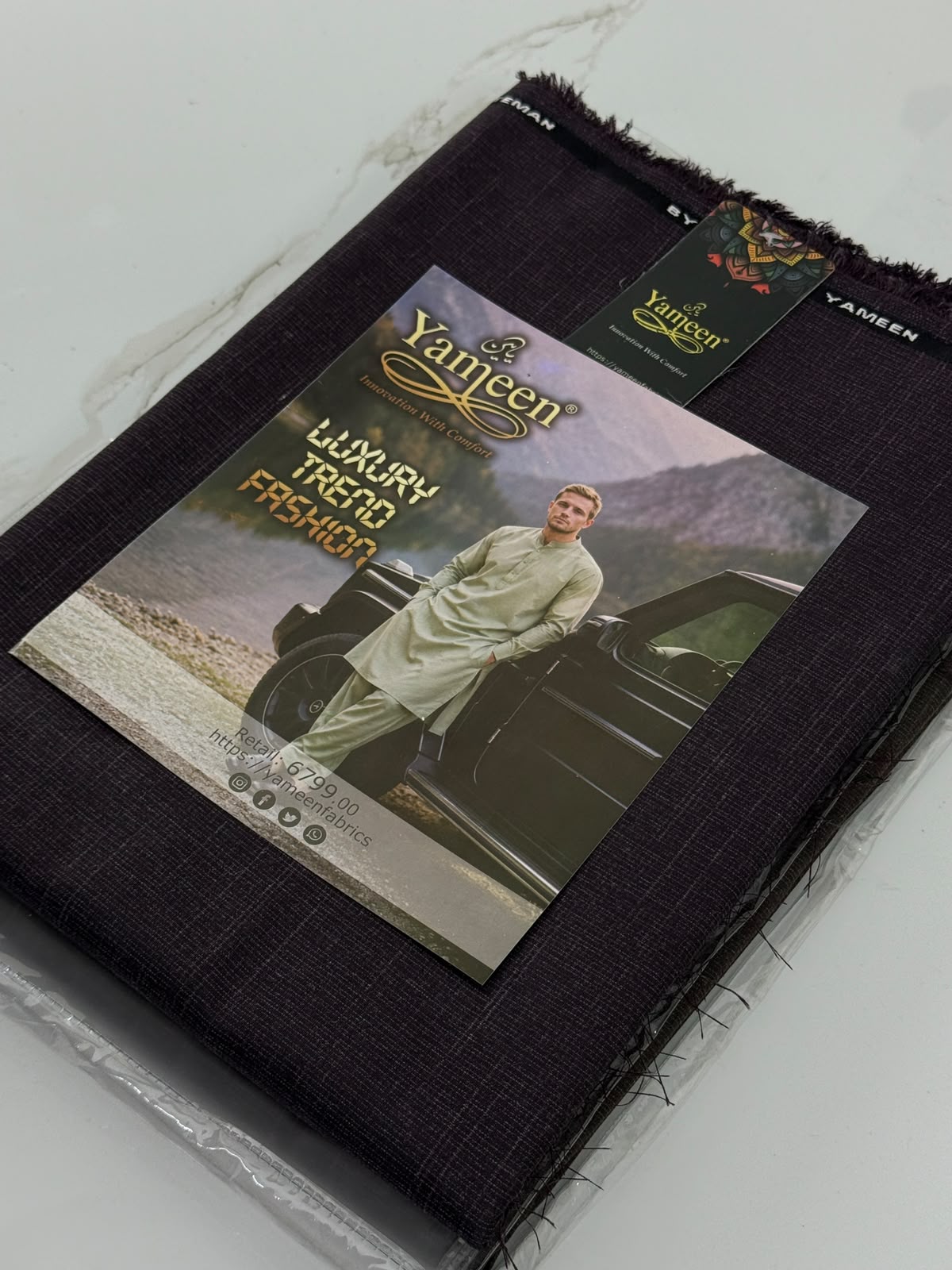SELF TEXTURED GENTS WINTER WASH N WEAR