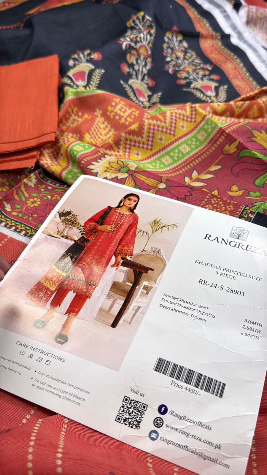 RANGREZA KHADDAR 3 PC