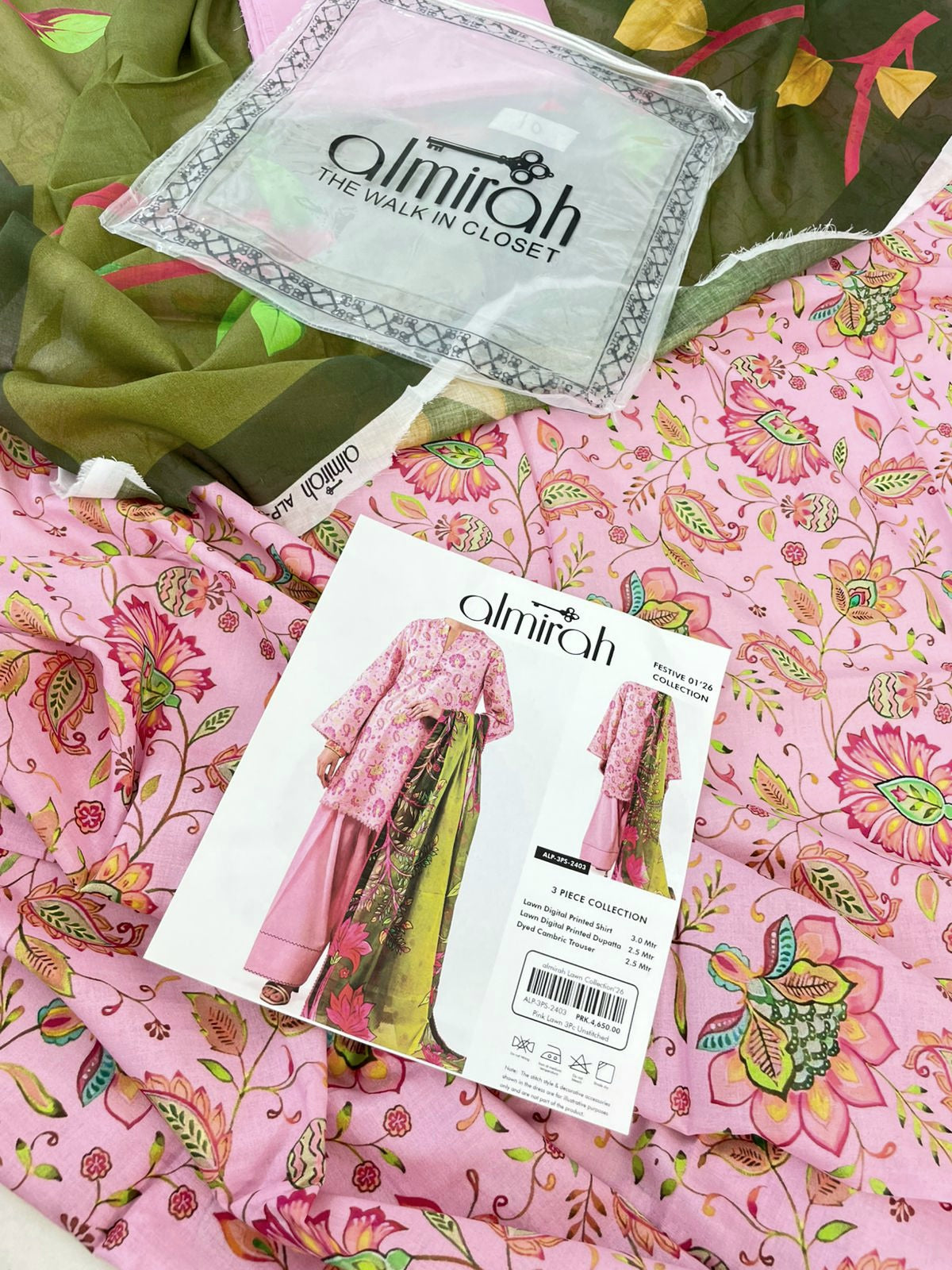 ALMIRAH LAWN 3 PC