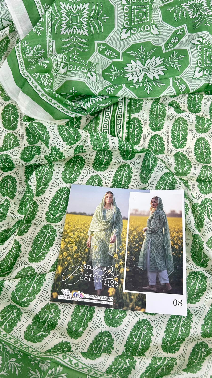 REGALIA 2 PC LAWN SHIRT DUPATTA