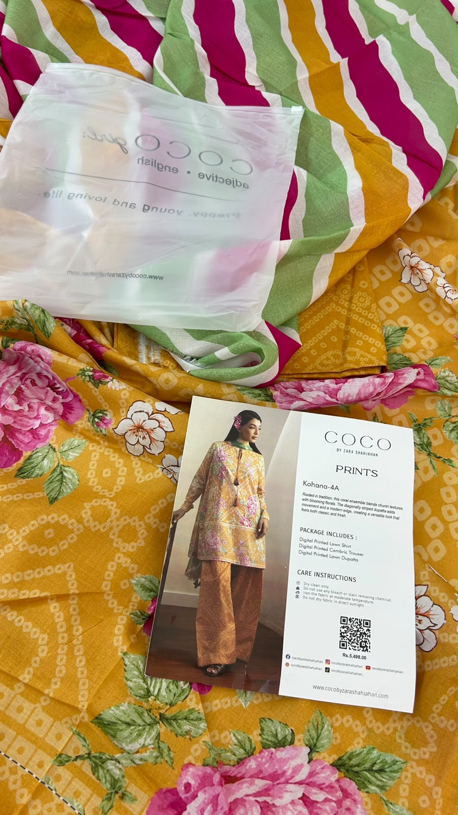 COCO ZARASHAH LAWN 3 PC