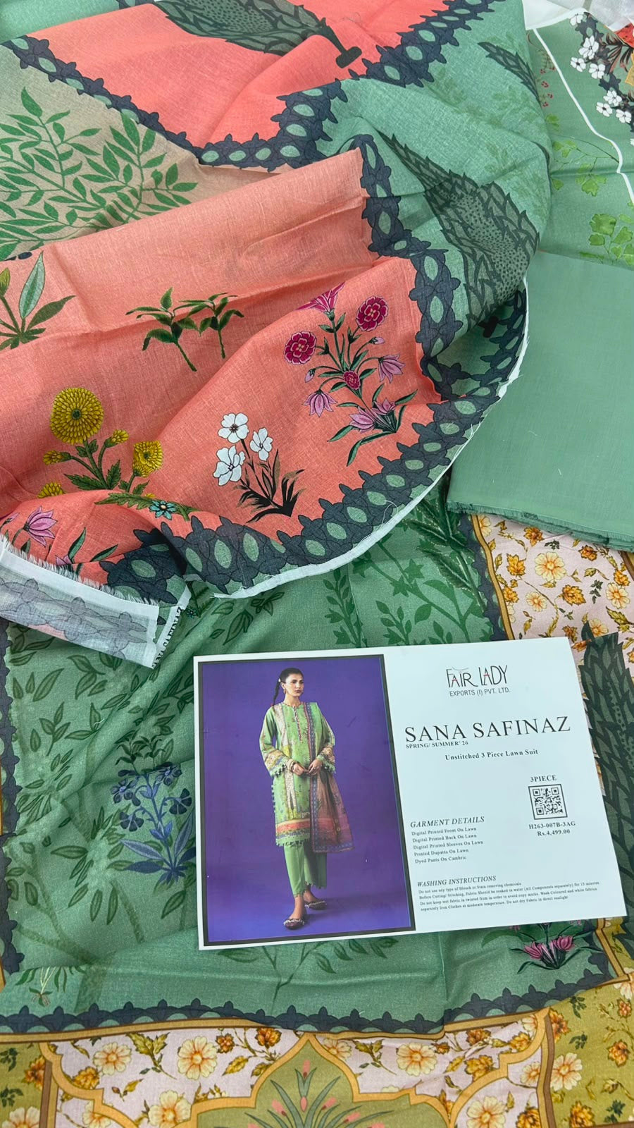 SANA SAFINAZ LAWN 3 PC