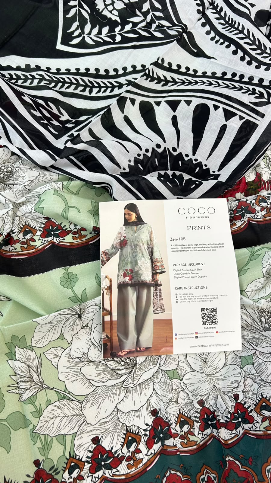 COCO ZARASHAH LAWN 3 PC