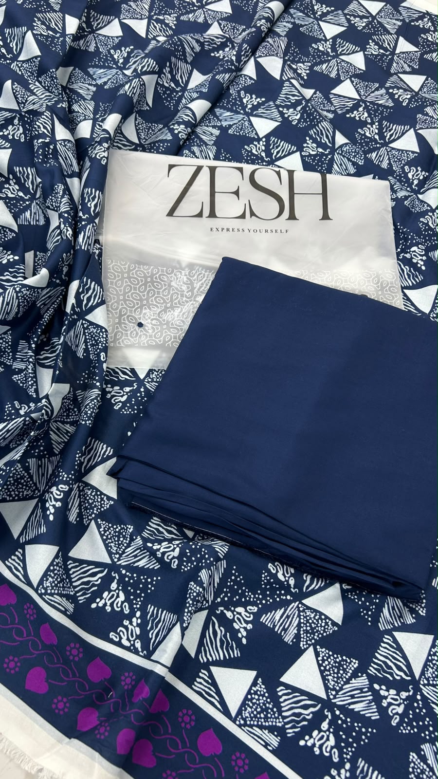 ZESH VISCOSE 2 PC SHIRT TROUSER