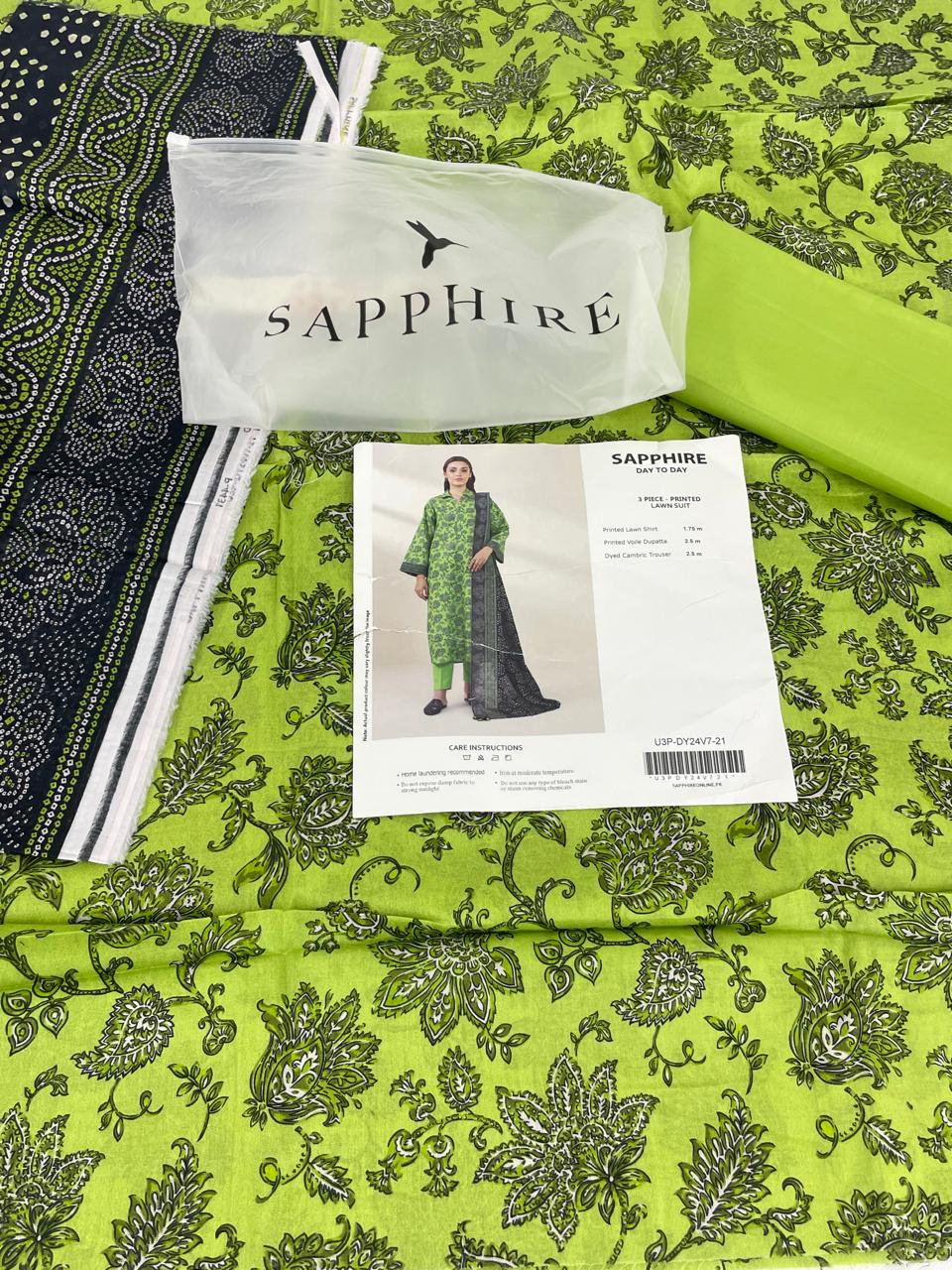 GRAND-SAPPHIRE LAWN 3 PC