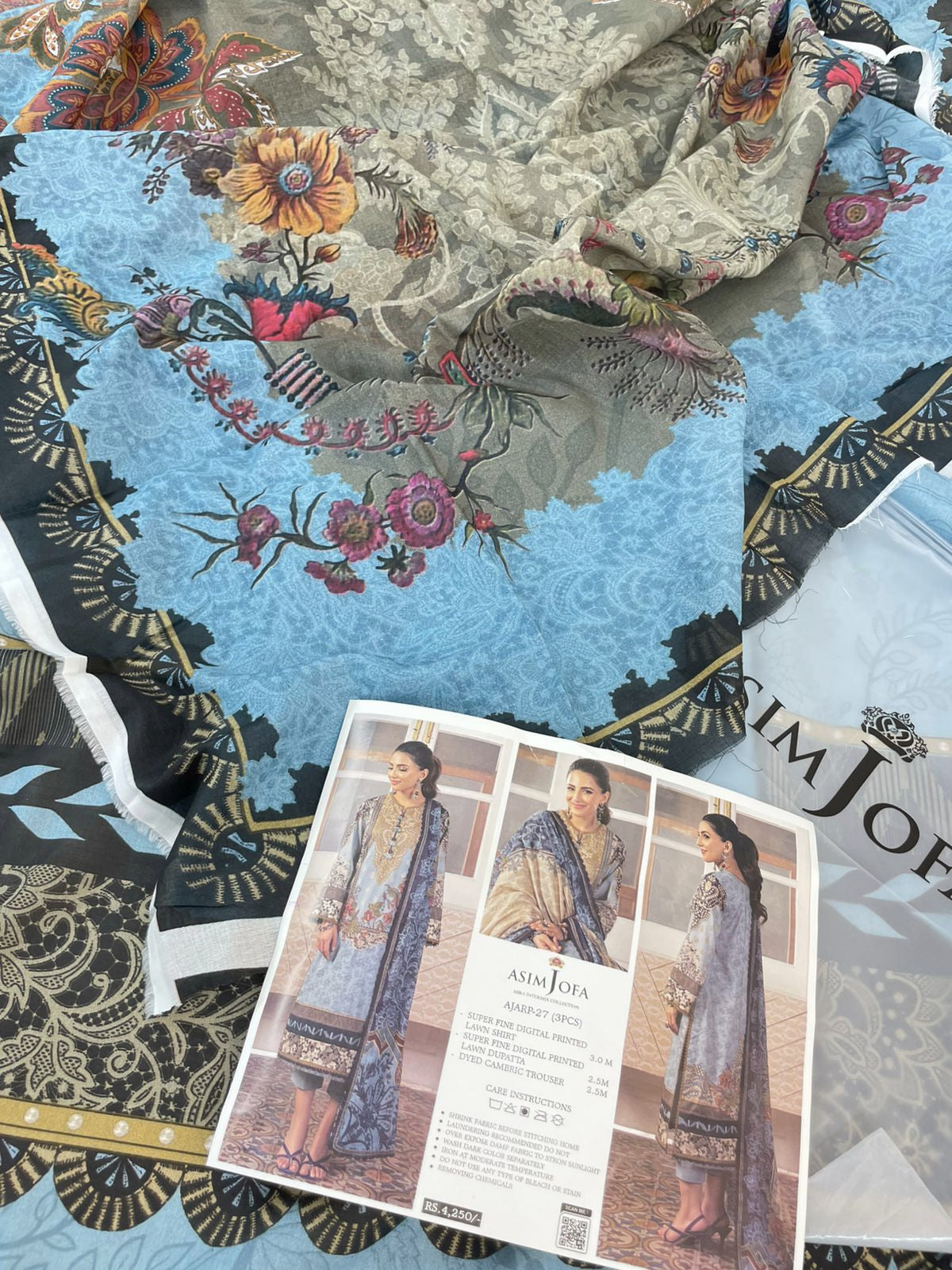 ASIMJOFA LAWN 3PC