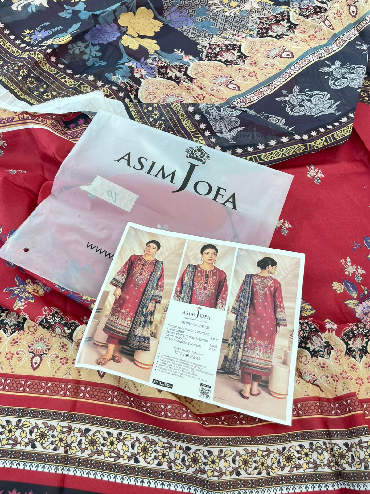 ASIMJOFA LAWN 3PC