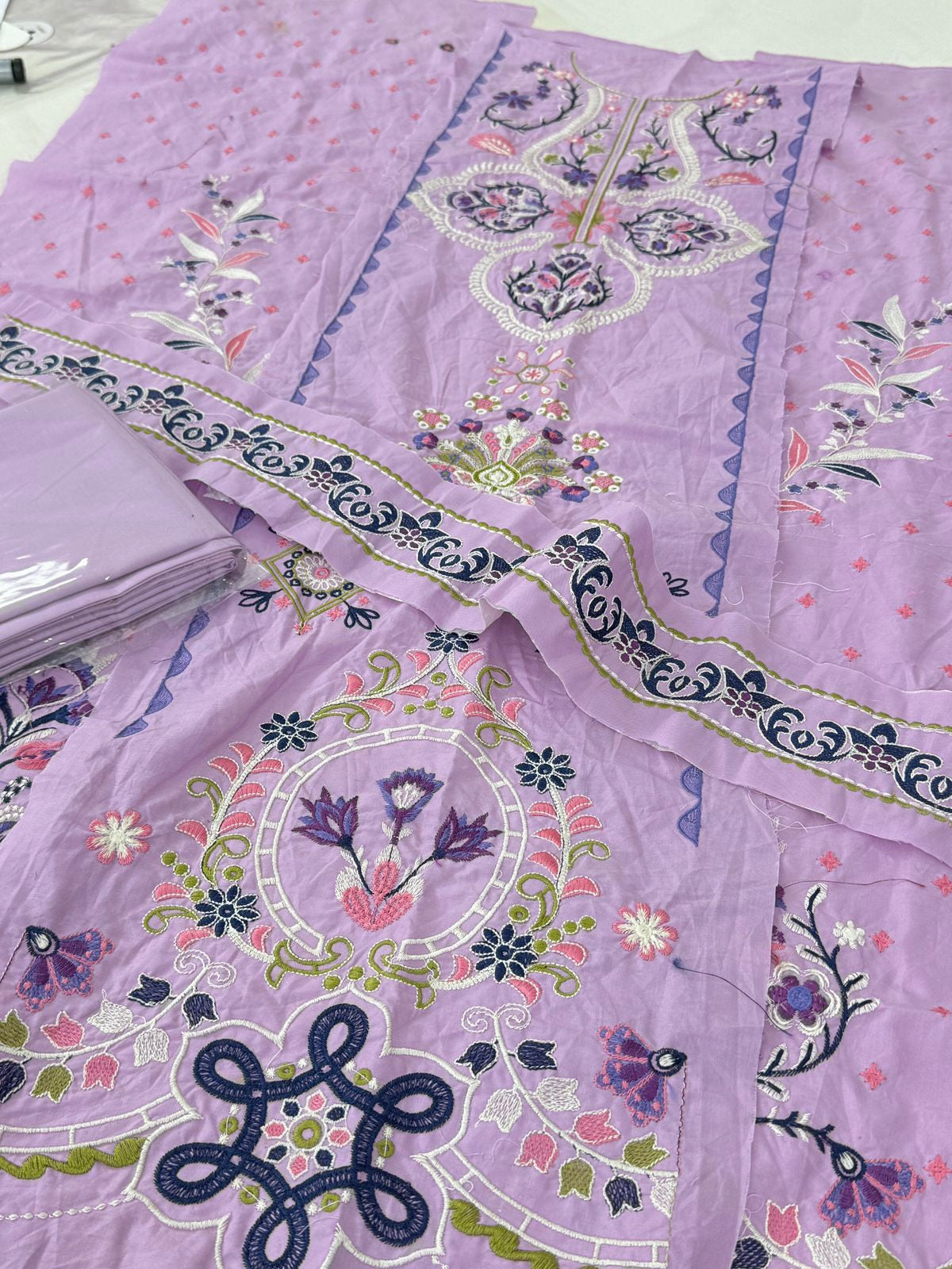 QALAMKAARI EMB 2 PC SHIRT TROUSER