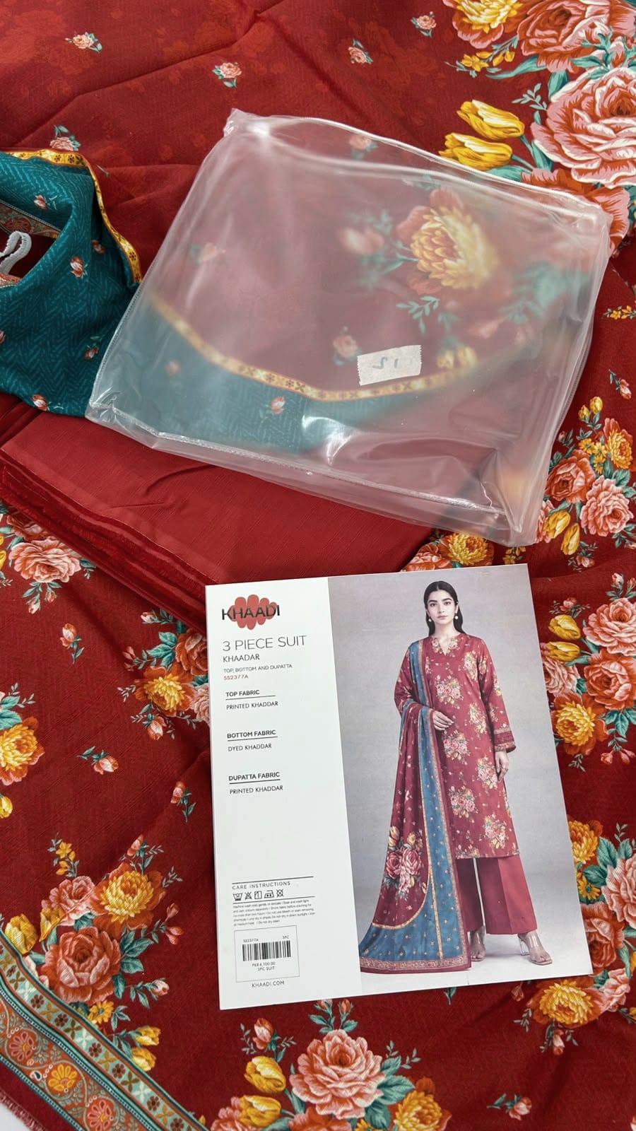 KHAADI KHADDAR 3 PC
