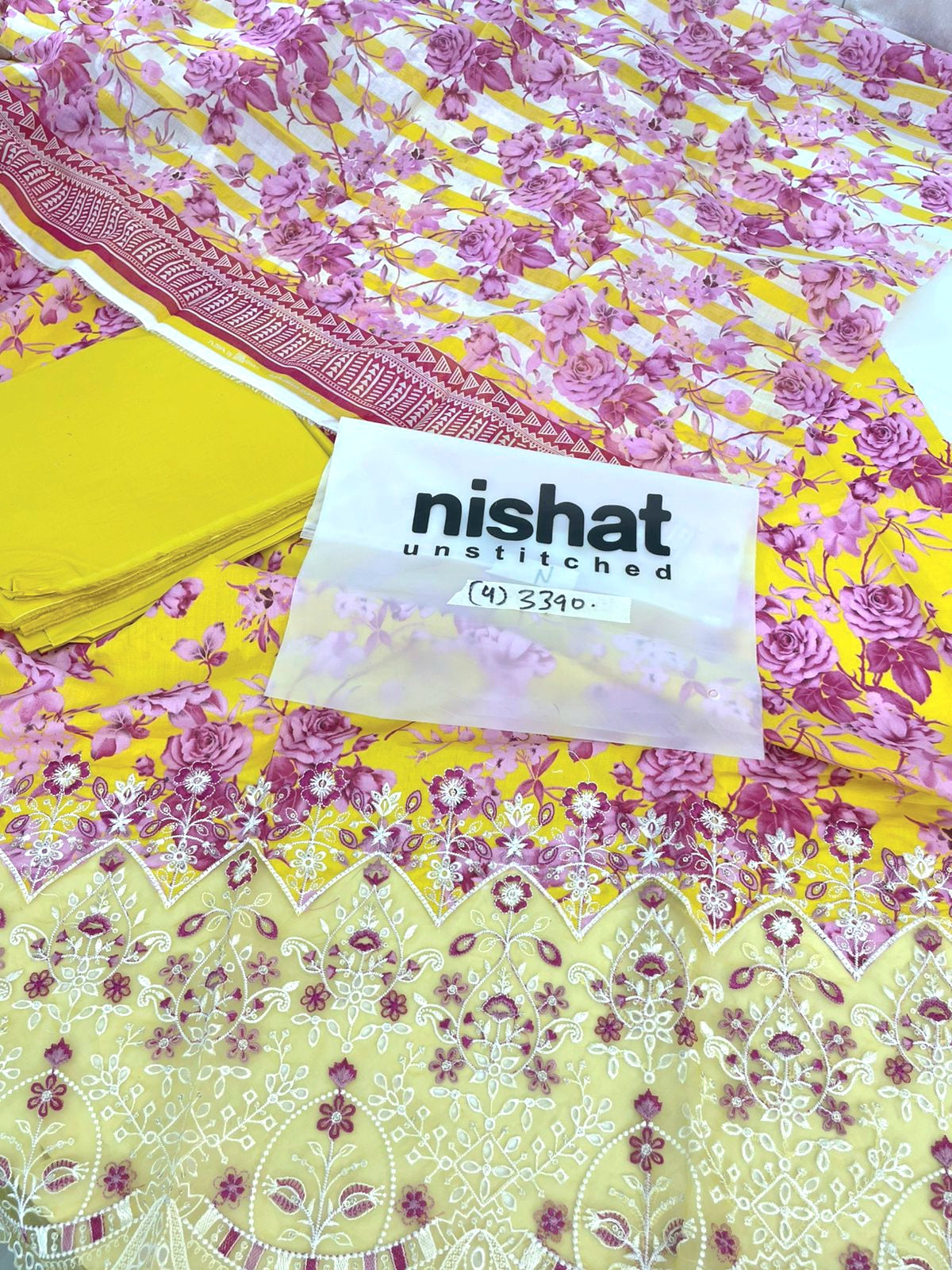 NISHAT EMB LAWN 3 PC