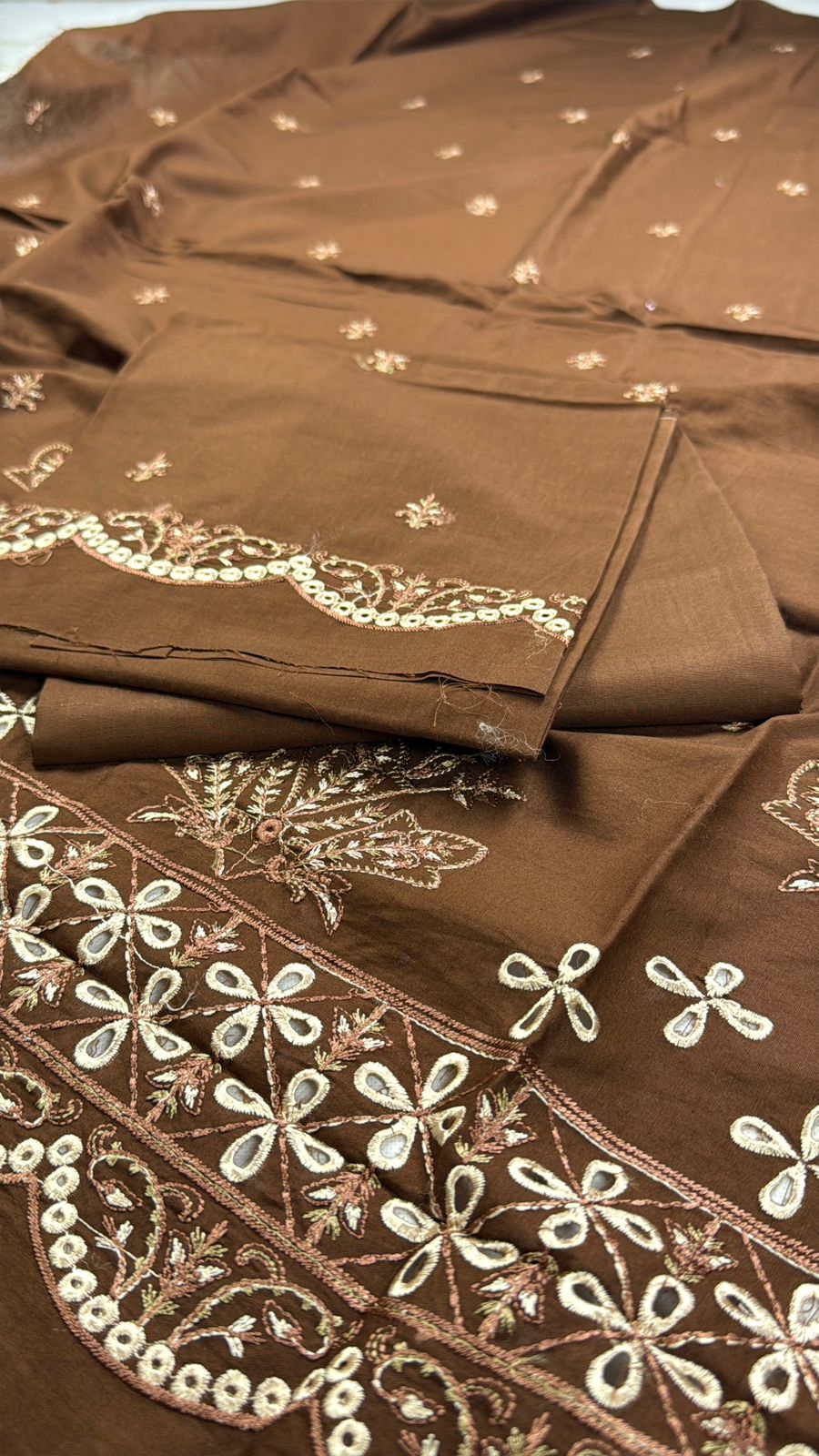 LAWN CHICKANKARI SHIRT