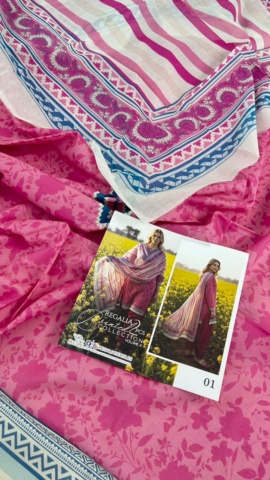 REGALIA 2 PC LAWN SHIRT DUPATTA