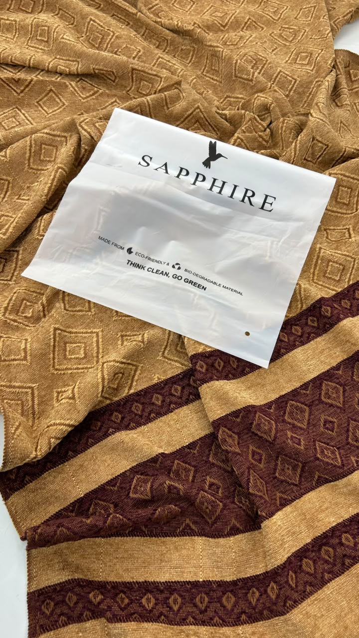 SAPPHIRE WOVEN SHAWLS