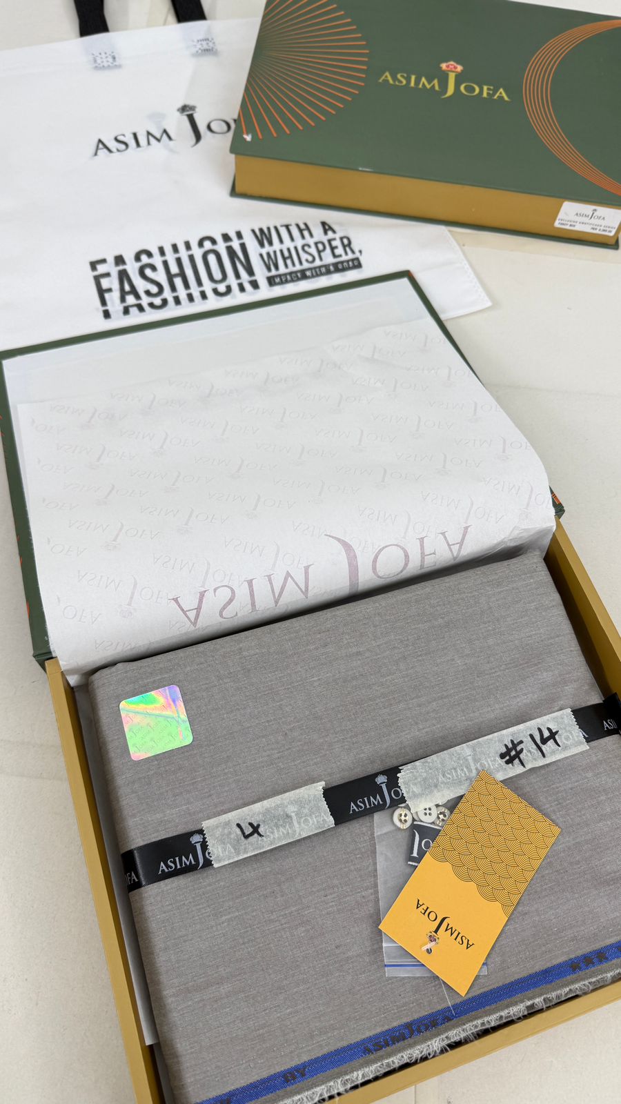 ASIM JOFA LUXURY BOX GENTS WASH N WEAR SUMMER