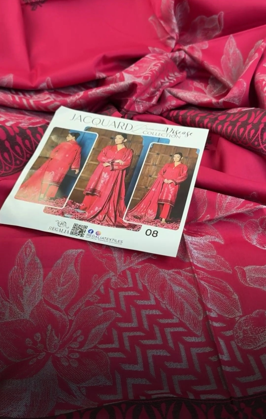 LINEN VISCOSE JACQUARD 3 PC