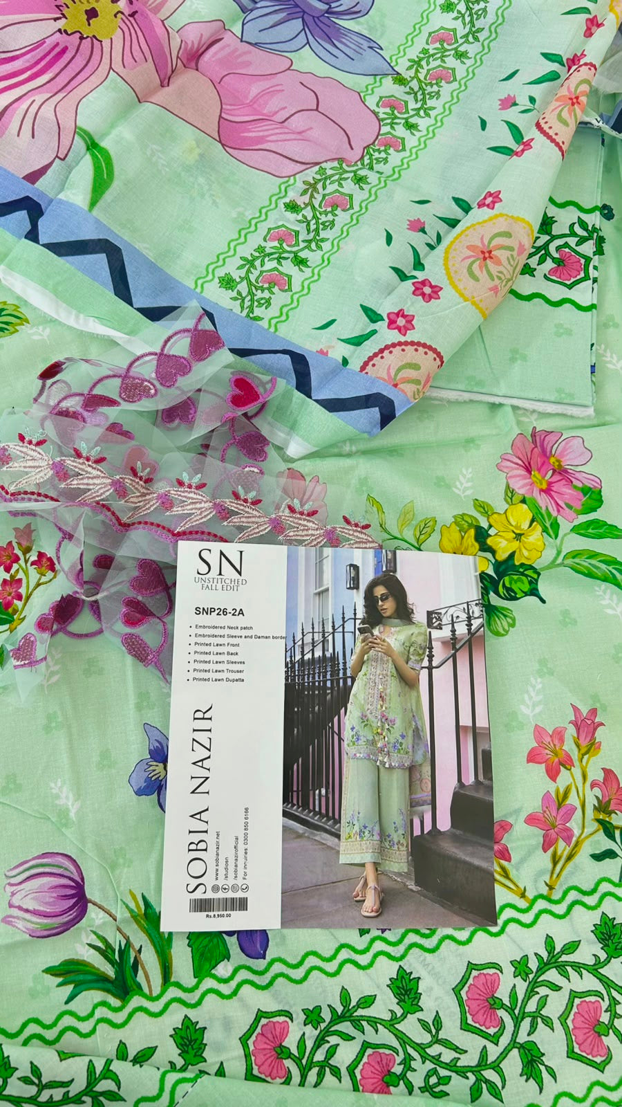SOBIA NAZIR EMB 3 PC
