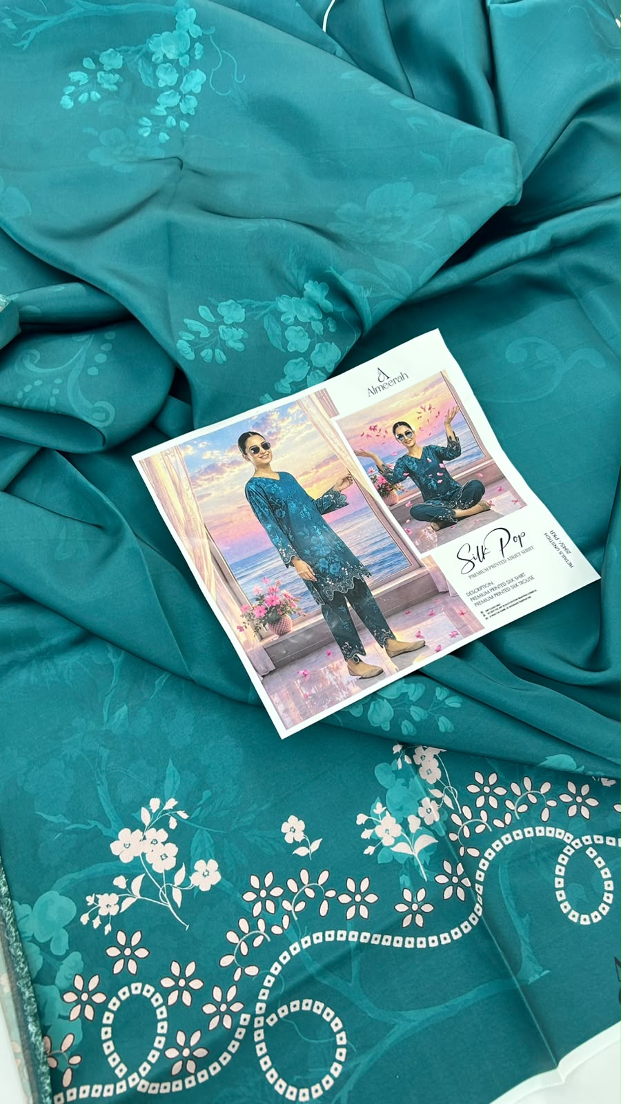 SILK 2 PC SHIRT TROUSER