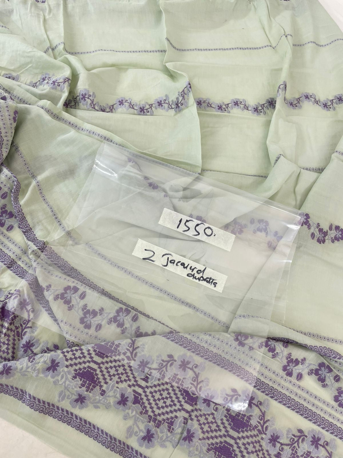 SAYA JACQUARD LAWN 2 DUPATTAY DEAL