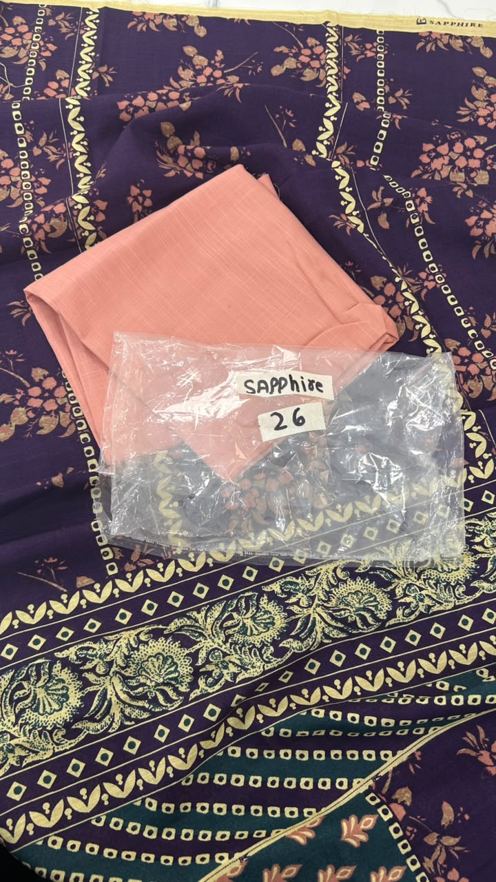 SAPPHIRE KHADDAR 2 PC SHIRT TROUSER