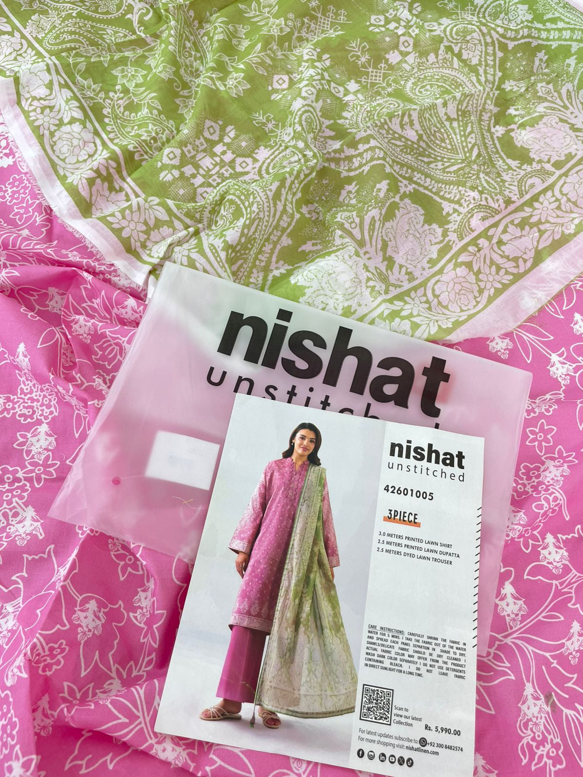 NISHAT LAWN 3PC