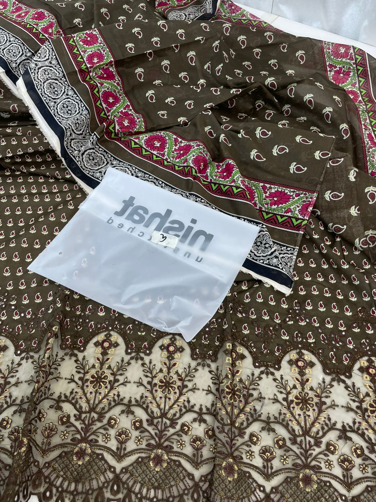 NISHAT EMB LAWN 3 PC