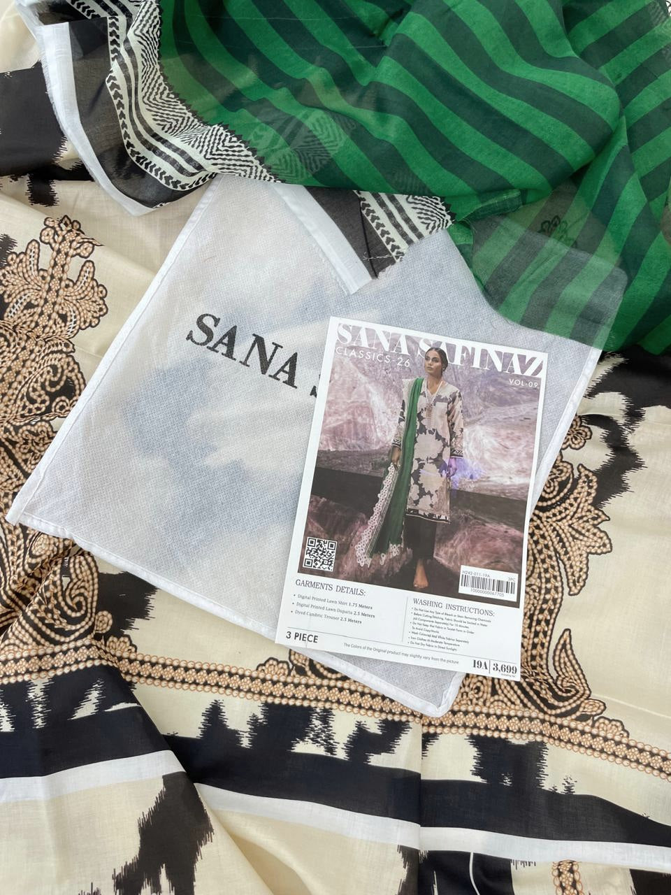 SANA SAFINAZ LAWN 3PC