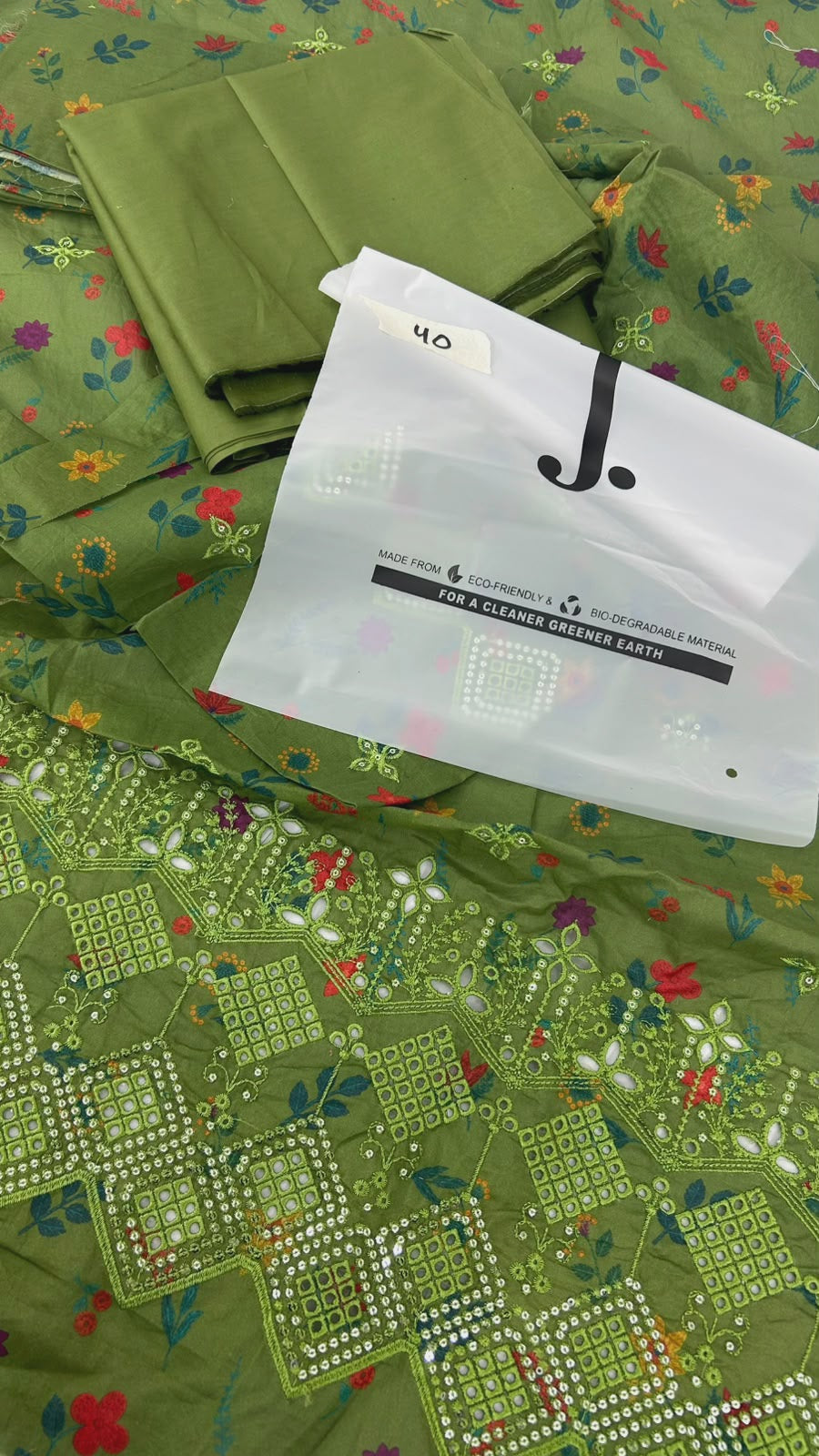 CHICKANKARI LAWN 2 PC SHIRT TROUSER